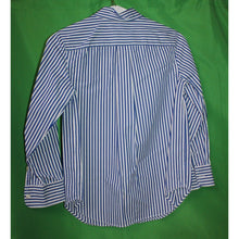 Load image into Gallery viewer, Ralph Lauren Blue And White Striped Dress Shirt Size Youth 8