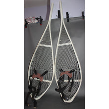 Load image into Gallery viewer, Vintage Original Military Issued Aluminum With Stainless Steel Cabling Snowshoes