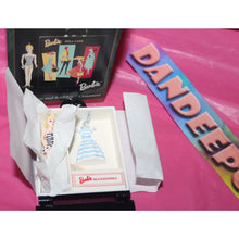 Load image into Gallery viewer, Hallmark Keepsake Barbie Travel Case 2 Piece 1998 Christmas Holiday Ornament