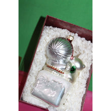 Load image into Gallery viewer, Hallmark Crown Reflections Frosty Friends Ed Seale Glass Holiday Ornament 1999