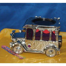Load image into Gallery viewer, Bath & Body Works Light Up Chrome Hearse Water Globe Jar Candle Holder 2024