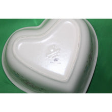 Load image into Gallery viewer, Pfaltzgraff Heart Shape Tea Rose Pattern Stoneware Bowl