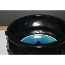 Load image into Gallery viewer, Bath & Body Works Black Footed Round Cauldron Body Care Holder Vanity Halloween