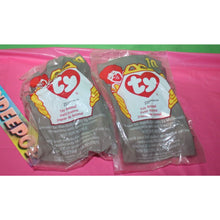 Load image into Gallery viewer, Pair Of Ty Teenie Beanie Babies McDonald's Happy Meal Toys Zip Cat 2 Sealed #10