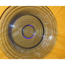 Load image into Gallery viewer, Vintage Blue Depression Glass Swirl Pattern Large Centerpiece Round Bowl