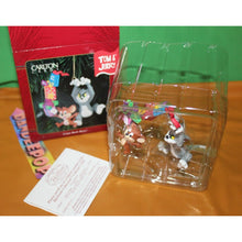 Load image into Gallery viewer, Carlton Heirloom Tom & Jerry Come Back Here 52 Christmas Holiday Ornament