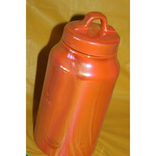 Load image into Gallery viewer, Rae Dunn Bugs & Hisses Orange Luster Finish Ceramic Canister Halloween Decor
