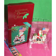Load image into Gallery viewer, Carlton Operation Santa 8th Anniversary Spirit Of America 2003 Holiday Ornament