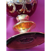 Load image into Gallery viewer, 8 Piece Blue Red Gold Enamel Floral Embellished Brandy Snifters Cordial Glasses