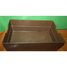 Load image into Gallery viewer, TWA Airlines Brown Plastic Empty Galley Kitchen Vintage Food Storage Container