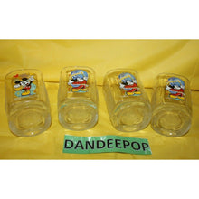 Load image into Gallery viewer, Disney Magic Kingdom Mickey Mouse McDonalds 4 Piece Fantasia 2000 WDW Glassware