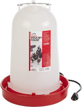 Load image into Gallery viewer, API Heated Chicken or Bird Waterer Heated Poultry Waterer, 3 Gallon