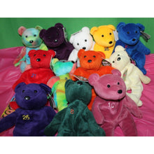 Load image into Gallery viewer, 12 Piece Savino's Bamm Beano's Sport Beanie Babies Stuffed Plush Toys