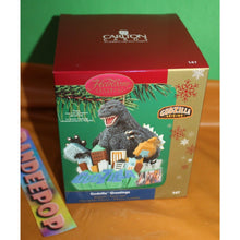 Load image into Gallery viewer, Carlton Cards Heirloom Godzilla Greetings Sound Christmas Holiday Ornament 147