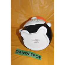 Load image into Gallery viewer, Rae Dunn Pumpkin Carver Gnome Seal Tight Ceramic Canister Halloween Spider Web