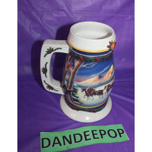 Load image into Gallery viewer, Anheuser Busch Budweiser Holiday Beer Stein Drinkware Mug 2000 CS416 Ceramarte