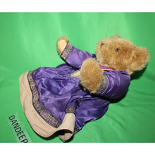 Load image into Gallery viewer, The Vermont Teddy Bear Co. Queen For A Day Honey Color Complete Companion 15"