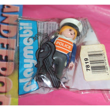 Load image into Gallery viewer, Playmobil Sealed Police Officer Keychain Toy 1998 In Package 7819