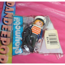 Load image into Gallery viewer, Playmobil Sealed Police Officer Keychain Toy 1998 In Package 7819