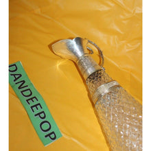 Load image into Gallery viewer, Vintage Claret Gut Glass Silver Plated Wine Decanter Pourer Pitcher With Top