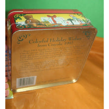 Load image into Gallery viewer, 1992 Crayola Collectible Holiday Tin With 64 Box Crayons And Christmas Ornament