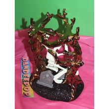 Load image into Gallery viewer, Bath & Body Works Dancing Skeleton In Tree Glow In The Dark Candle Holder