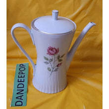 Load image into Gallery viewer, Zeh Scherzer Bavaria Germany Gold Trim Cross Stitch Pattern Coffee Tea Pot