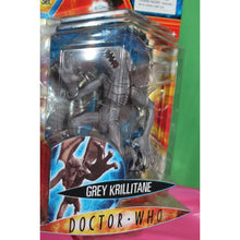 Load image into Gallery viewer, BBC Doctor Who Poseable Action Figure Grey Krillitane Series 2 Toy Set 02374