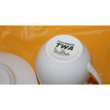 Load image into Gallery viewer, Vintage TWA Royal Ambassador First Class Coffee Cup And Saucer Rosenthal Germany