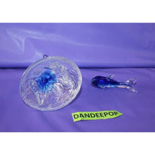 Load image into Gallery viewer, Cristal d'Arques Lead Crystal Dolphin On Wave Animal Figurine Decor W/ Smaller