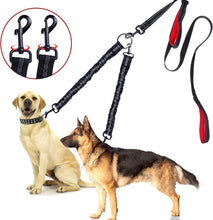 Load image into Gallery viewer, Walk Your Dogs in Style! 🐾✨ Check Out Our 360° Swivel Double Dog Leash - No Tangles, Maximum Comfort! Perfect for Two Pups Up to 200lbs! 🐶❤️