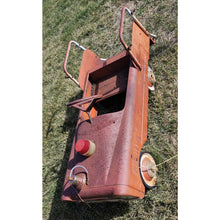 Load image into Gallery viewer, Antique AMF Hook And Ladder Pedal Car Firetruck Red Steel With Siren intact Toy