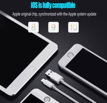 Load image into Gallery viewer, 3-Pack: 10FT Heavy Duty Braided iPhone Lightning USB Cable