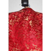 Load image into Gallery viewer, Paloma Blanca White Wedding Dress Women's 6 With Traditional Red Gold Asian East