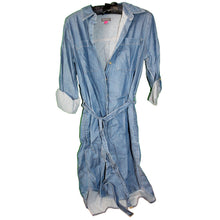 Load image into Gallery viewer, Vince Camuto Boho Spirit Fashion Retro Wash Denim Blue Dress Size Women's 2