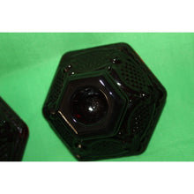 Load image into Gallery viewer, Avon Glass Dark Ruby Red Pair Of Taper Candle Holders Cape Cod Collection