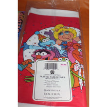 Load image into Gallery viewer, American Greetings The Muppets Plastic Tablecover 54 x 96" Vintage Jim Henson