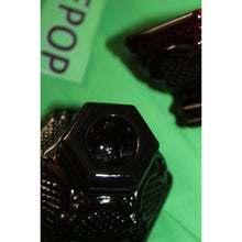 Load image into Gallery viewer, Avon Glass Dark Ruby Red Pair Of Taper Candle Holders Cape Cod Collection