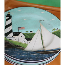 Load image into Gallery viewer, Coastal Breeze Warren Kimble 1998 By Sakura 4 Piece Lunch Snack Appetizer Plates