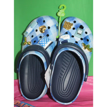 Load image into Gallery viewer, Bath & Body Works Gingham Crocs Collab Sandals Clog Footwear W/ 8 Jibbitz W8 M6
