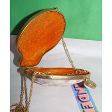 Load image into Gallery viewer, Vintage Original Clamshell Hinged Evening Bag Purse Nautical Design