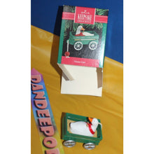 Load image into Gallery viewer, Hallmark Keepsake Goose Cart Christmas Holiday Ornament 1990