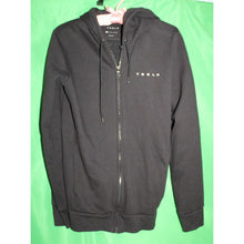 Load image into Gallery viewer, Tesla Branded Black Hooded Zip Front Sweatshirt Size Adult XS