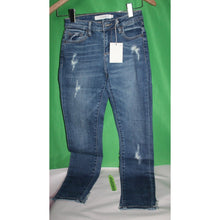 Load image into Gallery viewer, Hidden Amelia Skinny Distressed Blue Jeans Size Women's 24 Cut HD 269