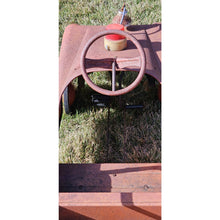 Load image into Gallery viewer, Antique AMF Hook And Ladder Pedal Car Firetruck Red Steel With Siren intact Toy