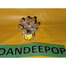 Load image into Gallery viewer, Swarovski Crystal Dozen Pink Roses Flowers In Vase