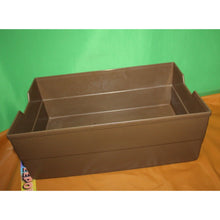 Load image into Gallery viewer, TWA Airlines Brown Plastic Empty Galley Kitchen Vintage Food Storage Container