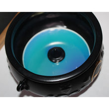 Load image into Gallery viewer, Bath & Body Works Black Footed Round Cauldron Body Care Holder Vanity Halloween
