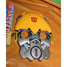 Load image into Gallery viewer, Transformers Bumblebee Plastic Face Mask Hasbro 2008 Holiday Cosplay Halloween