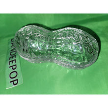 Load image into Gallery viewer, Vintage 3D Crystal Covered Peanut Container Serenade Candy Dish Godinger